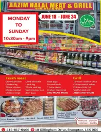 Aazim Halal Meat & Grill flyer week 25 Page 9