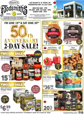 Foodsmiths (valid until 25-06)