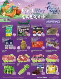 FreshWay Foodmart flyer week 25 Page 1
