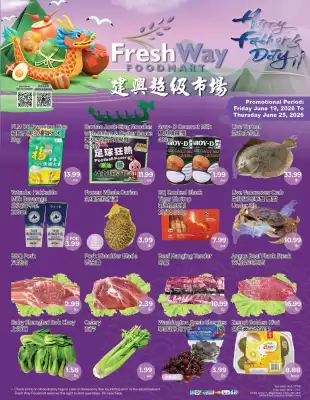 FreshWay Foodmart flyer (valid until 25-06)