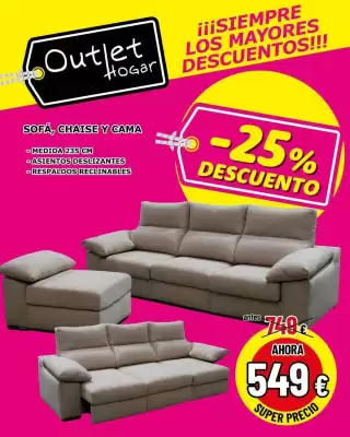 Outlet Hogar (válido hasta el 1-07)