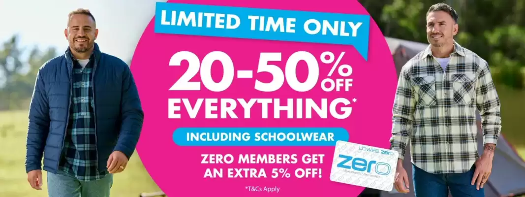 Lowes (valid until 30-06)