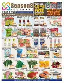 Seasons Foodmart flyer week 25 Page 1