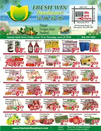 Fresh Win Foodmart flyer week 25 Page 1