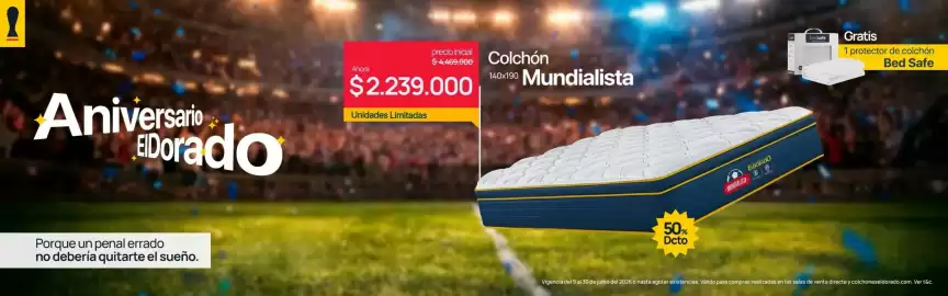 Catálogo Colchones El Dorado Página 1