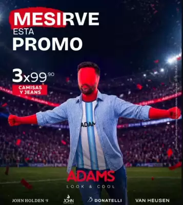 Adams (válido hasta 21-06)