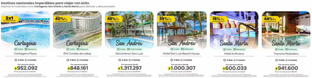 Catálogo Viajes Éxito semana 25 Página 2