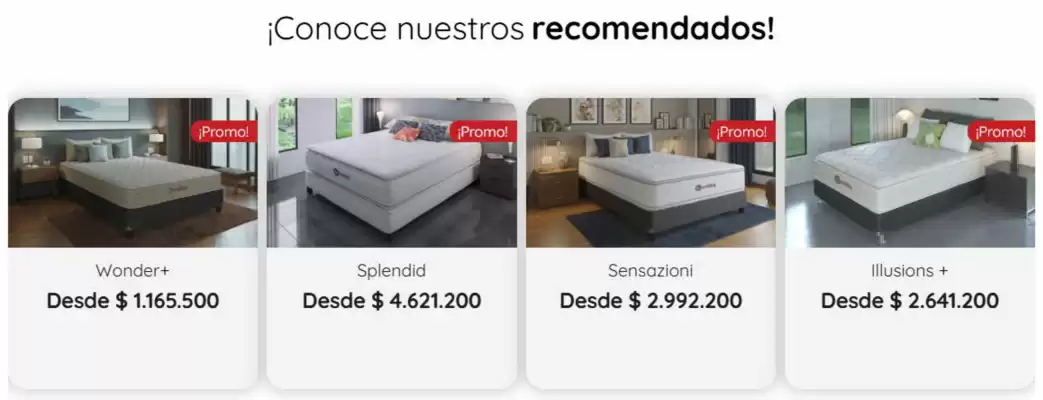Colchones Wonder (válido hasta 30-06)