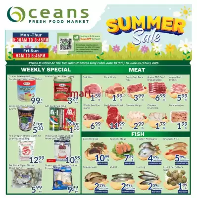 Oceans Fresh Food Market flyer
