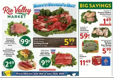 Rio Valley Market weekly ad week 25 Page 1