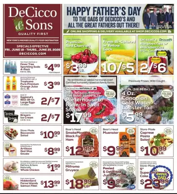 DeCicco & Sons weekly ad