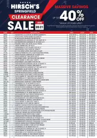 Hirsch's catalogue Page 1
