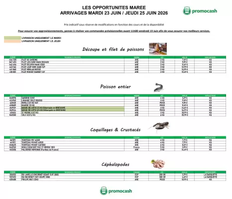 Catalogue Promocash (valable jusqu'au 25-06)