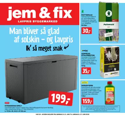 Jem & fix tilbudsavis (gælder indtil 27-06)