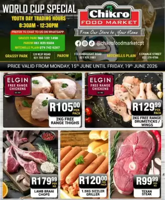 Chikro Food Market (valid until 19-06)