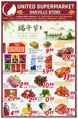 United Supermarket flyer (valid until 25-06)