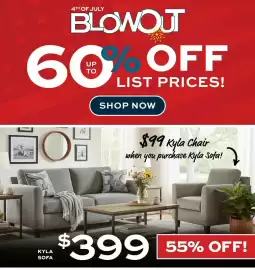 Slumberland Furniture weekly ad Page 1
