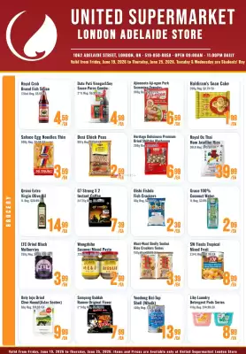 United Supermarket flyer