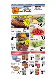 Harvest Foods weekly ad Page 1
