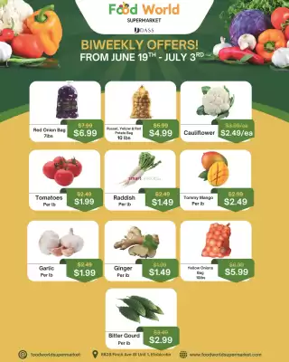 Food World Supermarket flyer (valid until 3-07)