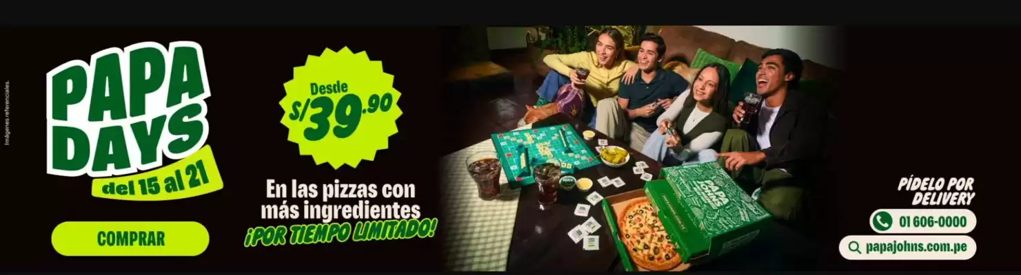 Papa John's (válido hasta 21-06)