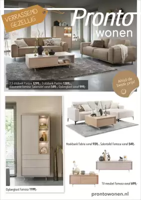 Pronto wonen (geldig t/m 27-06)