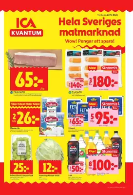 ICA Kvantum reklamblad (giltig till och med 28-06)