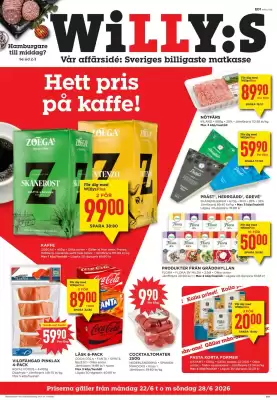 Willys reklamblad (giltig till och med 28-06)