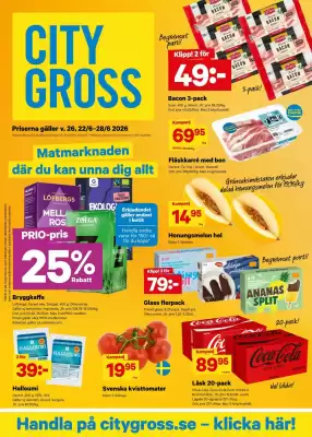 City Gross reklamblad