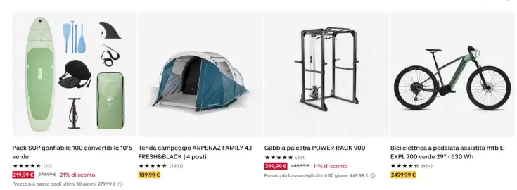 Volantino Decathlon settimana 26 Pagina 1