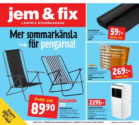 Jem&Fix (giltig till och med 6-07)