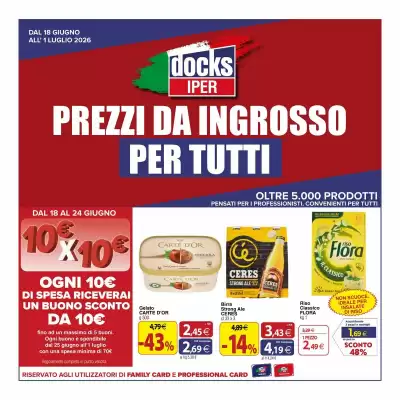 Volantino Docks Cash&Carry (valido fino al 1-07)