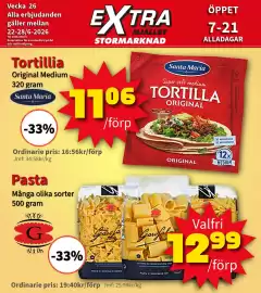 Extra Mjällby Stormarknad reklamblad vecka 26 Sida 4
