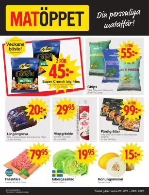 Matöppet (giltig till och med 28-06)