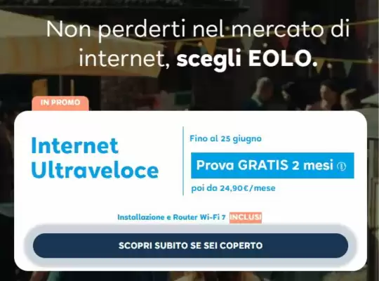 Eolo (valido fino al 25-06)