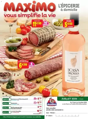 Catalogue Maximo (valable jusqu'au 19-07)