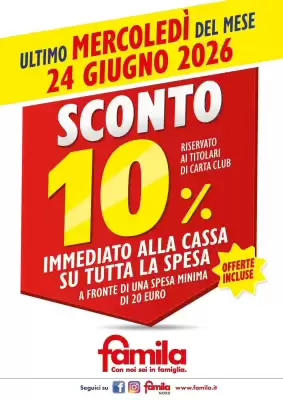 Volantino Famila (valido fino al 24-06)