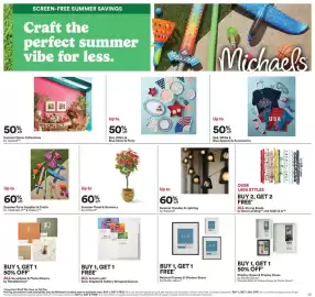 Michaels flyer week 26 Page 1