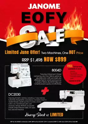Janome (valid until 30-06)