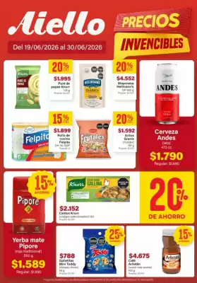 Catálogo Supermercados Aiello (válido hasta 30-06)