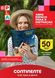 Folheto Continente | Feira do Livro Página 1