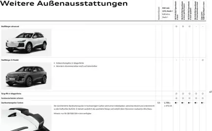 Audi Prospekt Seite 47