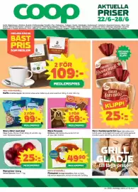 Coop Konsum reklamblad vecka 26 Sida 1