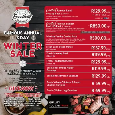 Excellent Meat Market catalogue (valid until 28-06)