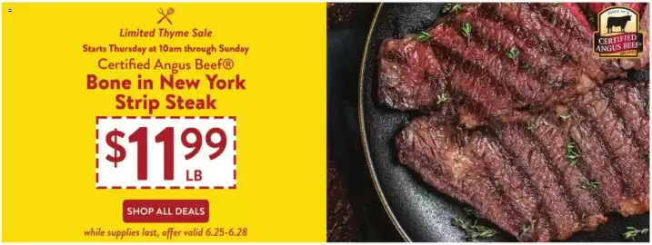 Fresh Thyme weekly ad week 26 Page 1
