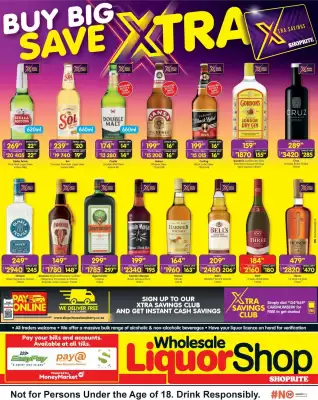 Shoprite Liquor catalogue