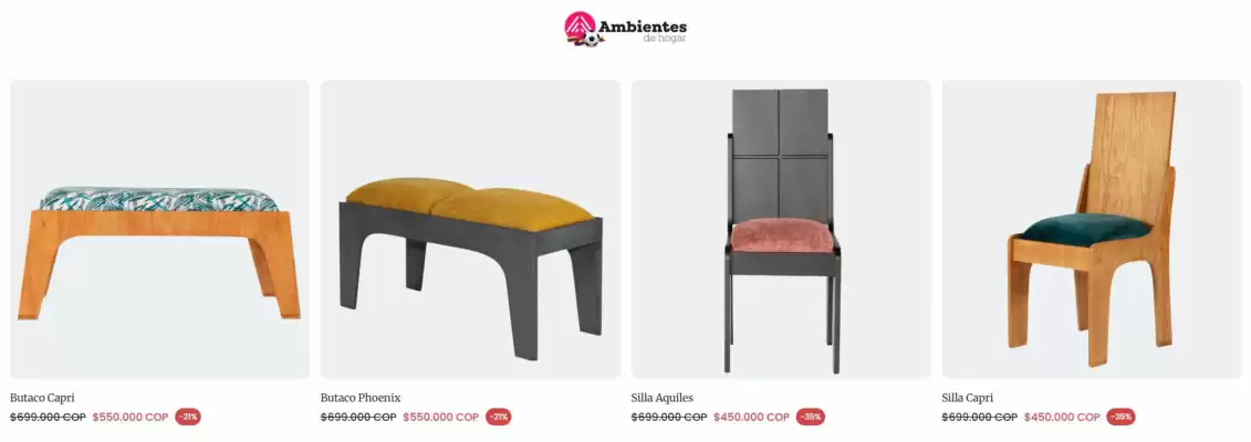 Ambientes de Hogar (válido hasta 2-07)