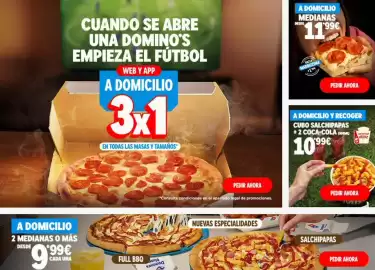 Folleto Domino's Pizza Página 1