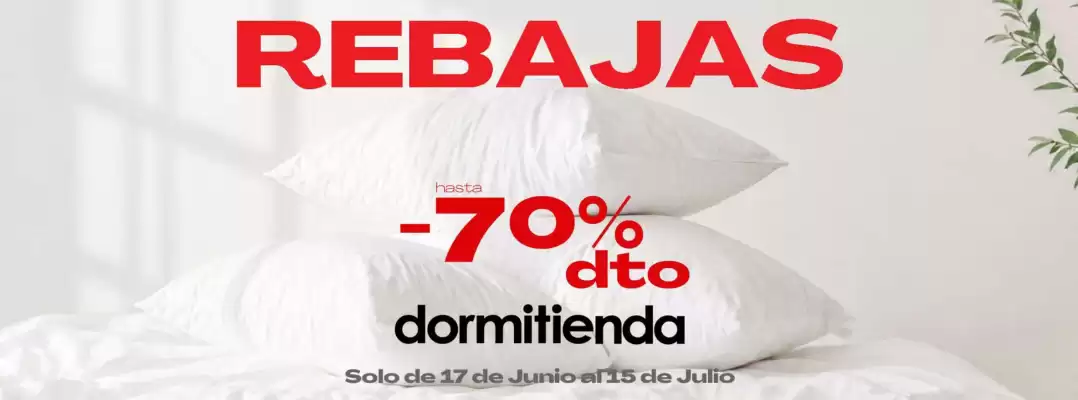 Dormitienda (válido hasta el 15-07)