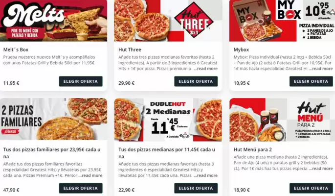Pizza Hut (válido hasta el 1-07)